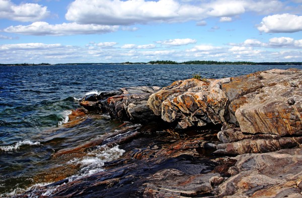 Rocky Point   Wreck Island by Deb Oppermann